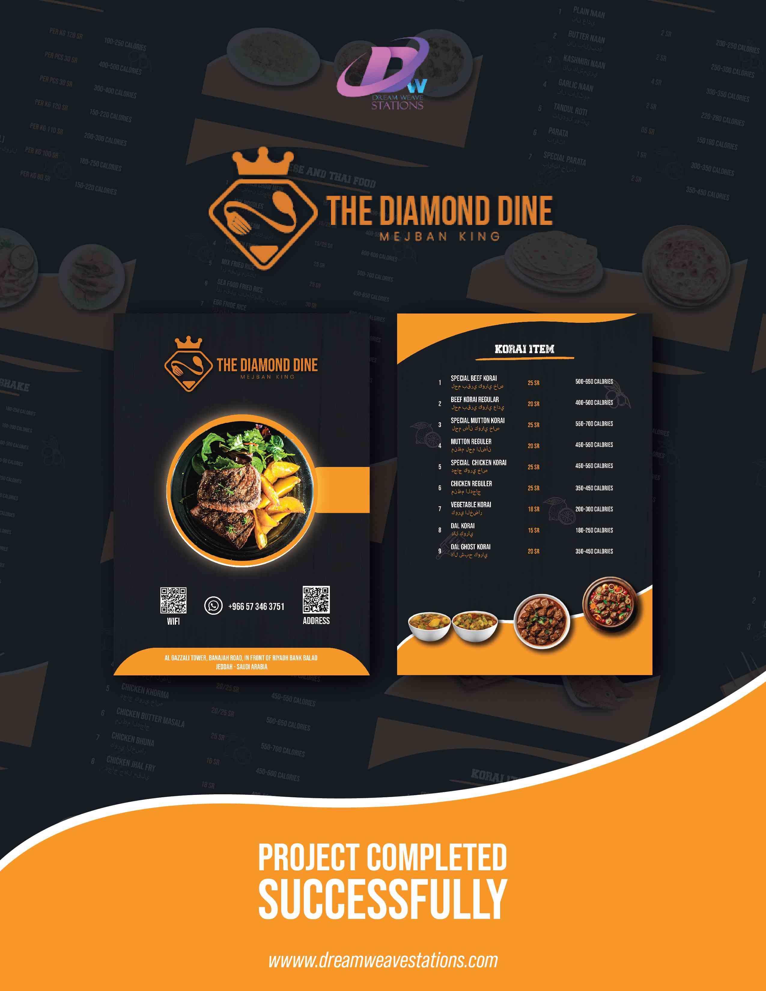 The Diamond Dine and Mejban King